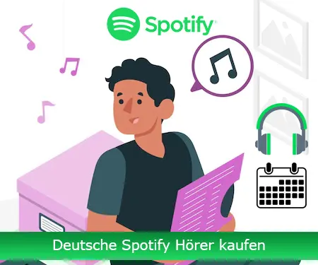 Deutsche Spotify Hörer kaufen