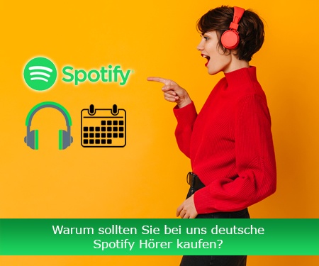 Warum sollten Sie bei uns deutsche Spotify Hörer kaufen? Warum sollten Sie bei uns deutsche Spotify Hörer kaufen?