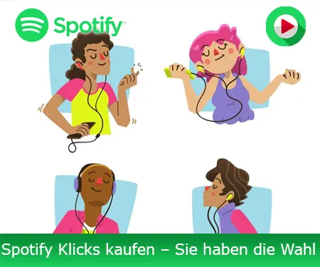 Spotify Klicks kaufen – Sie haben die Wahl
