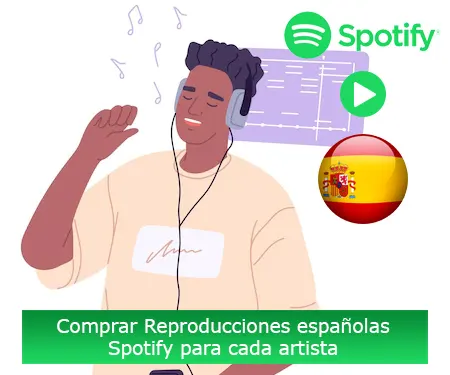 Comprar Reproducciones españolas Spotify para cada artista