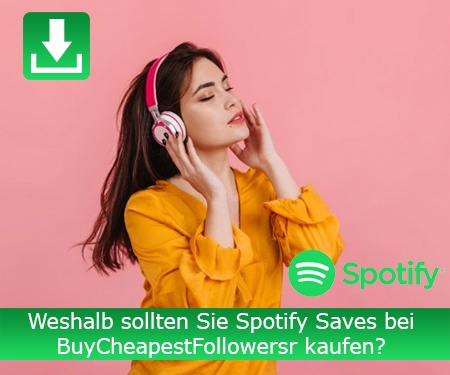 Weshalb sollten Sie Spotify Saves bei BuyCheapestFollowersr kaufen?