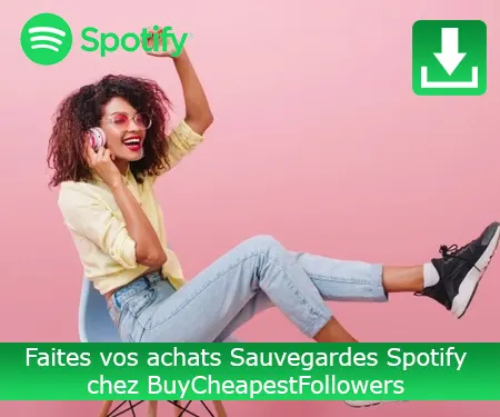 Faites vos achats Sauvegardes Spotify chez BuyCheapestFollowers
