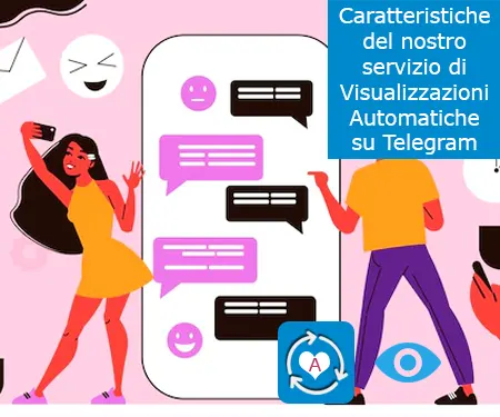 Caratteristiche del nostro servizio di Visualizzazioni Automatiche su Telegram