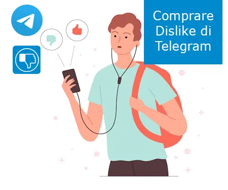 Comprare Dislike di Telegram