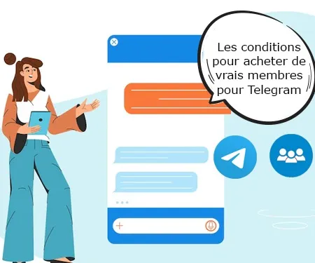 Les conditions pour acheter de vrais membres pour Telegram