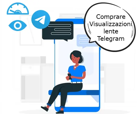 Comprare Visualizzazioni lente Telegram