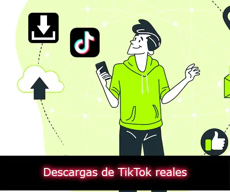 Descargas de TikTok reales