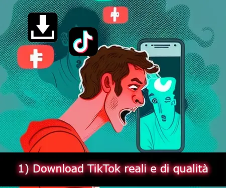 1) Download TikTok reali e di qualità