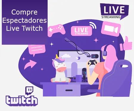 Compre Espectadores Live Twitch