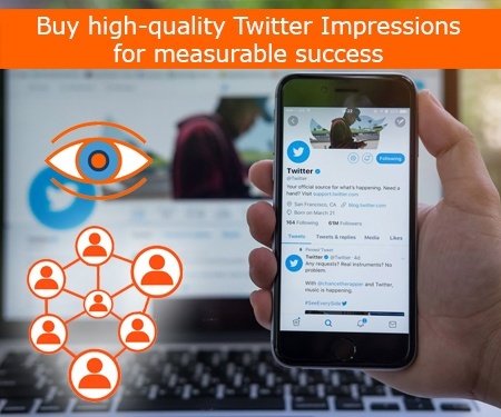 Buy high-quality Twitter Impressions for measurable success