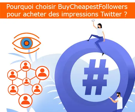 Pourquoi choisir BuyCheapestFollowers pour acheter des impressions Twitter ?