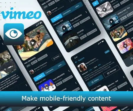Make mobile-friendly content
