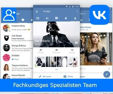 Fachkundiges Spezialisten Team