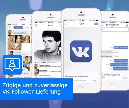 Zügige und zuverlässige VK Follower Lieferung