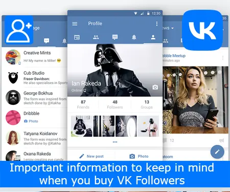 Important information to keep in mind when you buy VK Followers