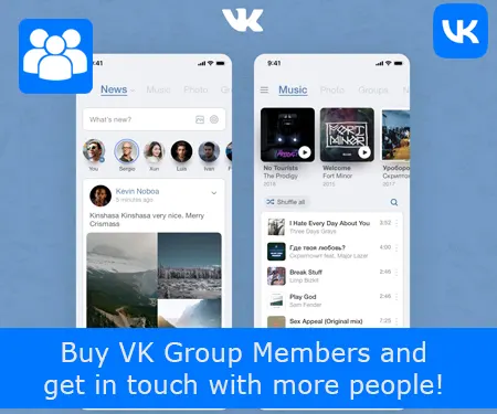 Buy VK Group Members and get in touch with more people!