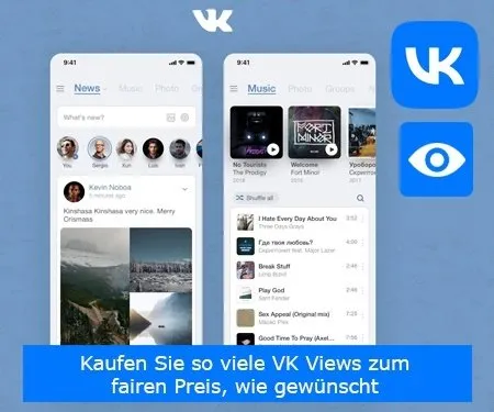 Kaufen Sie so viele VK Views zum fairen Preis, wie gewünscht