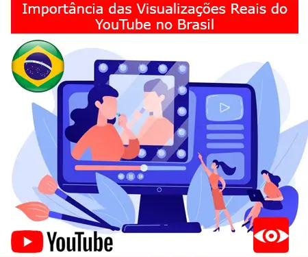 Importância das Visualizações Reais do YouTube no Brasil