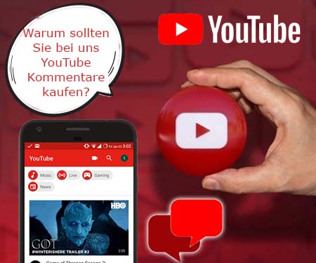 Warum sollten Sie bei uns YouTube Kommentare kaufen? Warum sollten Sie bei uns YouTube Kommentare kaufen?