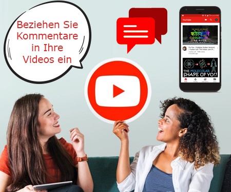 Beziehen Sie Kommentare in Ihre Videos ein Beziehen Sie Kommentare in Ihre Videos ein