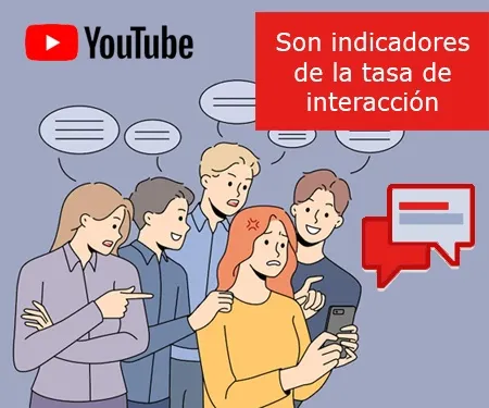 Son indicadores de la tasa de interacción