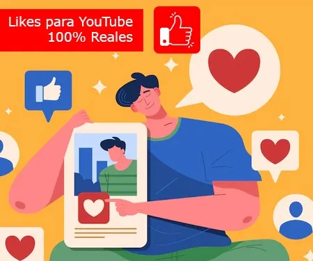 Likes para YouTube 100% Reales