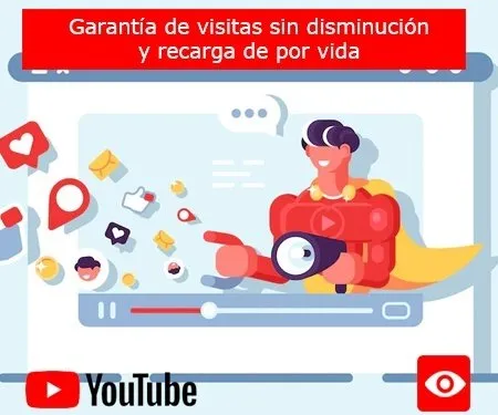 Garantía de visitas sin disminución y recarga de por vida