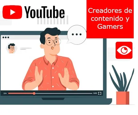 Creadores de contenido y Gamers