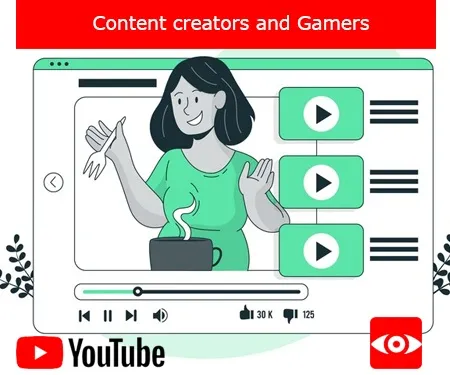 Content creators and Gamers