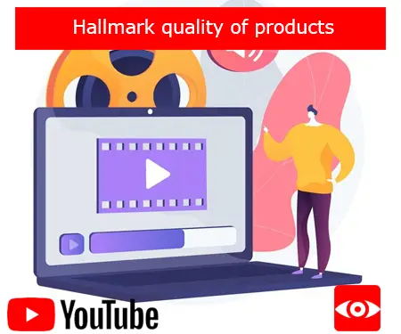 Hallmark quality of products