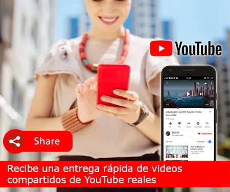 Recibe una entrega rápida de videos compartidos de YouTube reales