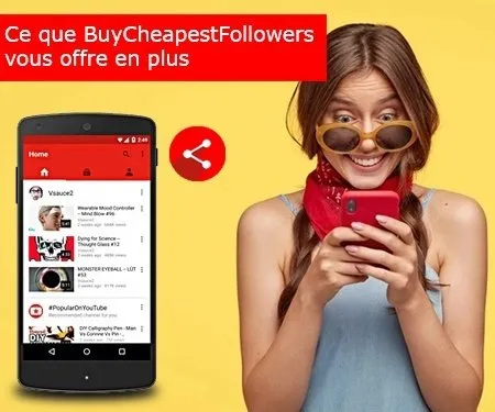 Ce que BuyCheapestFollowers vous offre en plus