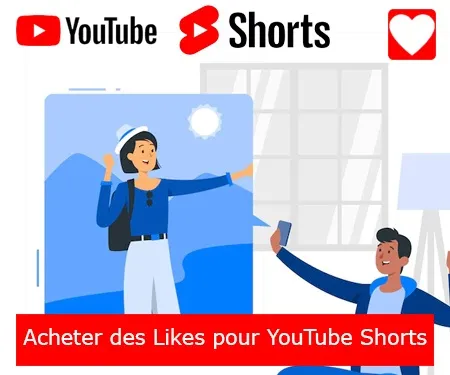 Acheter des Likes pour YouTube Shorts