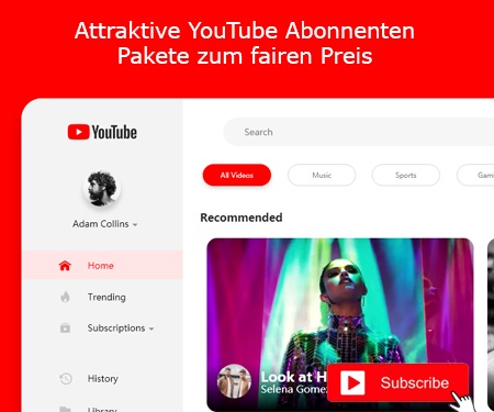 Attraktive YouTube Abonnenten Pakete zum fairen Preis