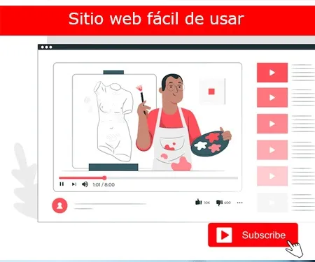 Sitio web fácil de usar