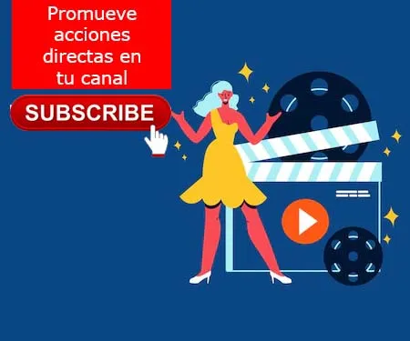 Promueve acciones directas en tu canal