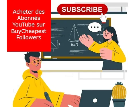 Acheter des Abonnés YouTube sur BuyCheapestFollowers