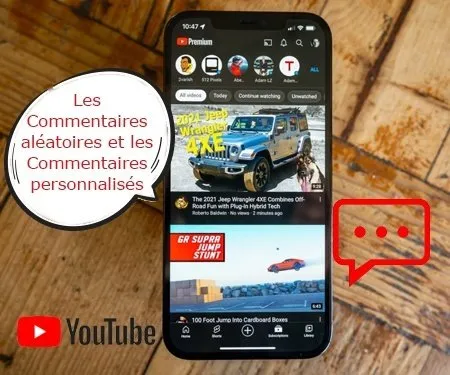 Les Commentaires aléatoires et les Commentaires personnalisés