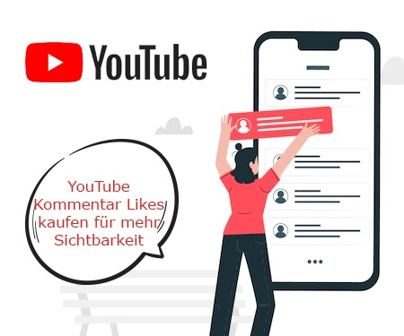 YouTube Kommentar Likes kaufen für mehr Sichtbarkeit