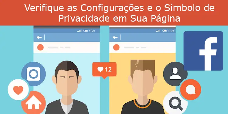 Verifique as Configurações e o Símbolo de Privacidade em Sua Página