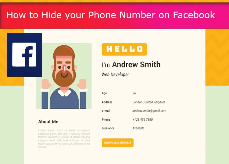How to Hide your Phone Number on Facebook