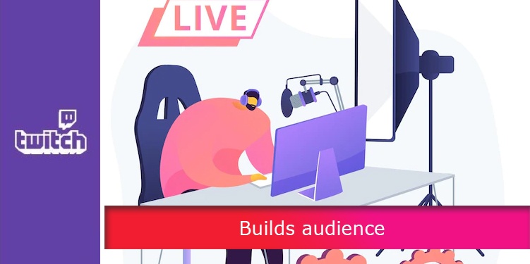 Builds audience