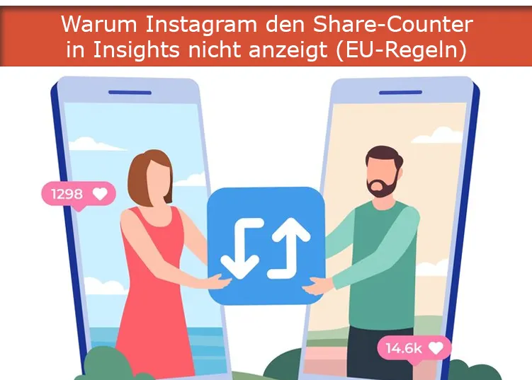 Warum Instagram den Share-Counter in Insights nicht anzeigt (EU-Regeln)