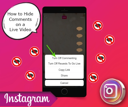 How to Hide Comments on a Live Video
