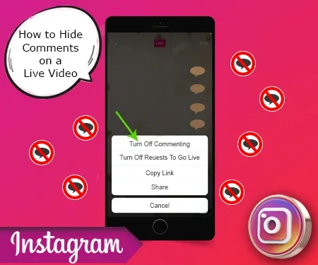 How to Hide Comments on a Live Video
