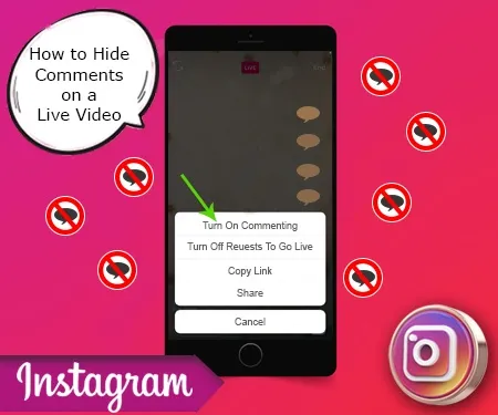 How to Hide Comments on a Live Video