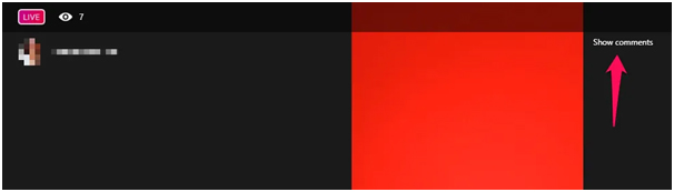 How to Hide Comments on a Live Video