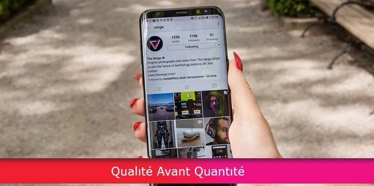 QUALITÉ AVANT QUANTITÉ