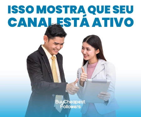 Isso Mostra que seu Canal está Ativo Isso Mostra que seu Canal está Ativo