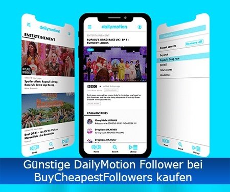 Günstige DailyMotion Follower bei BuyCheapestFollowers kaufen